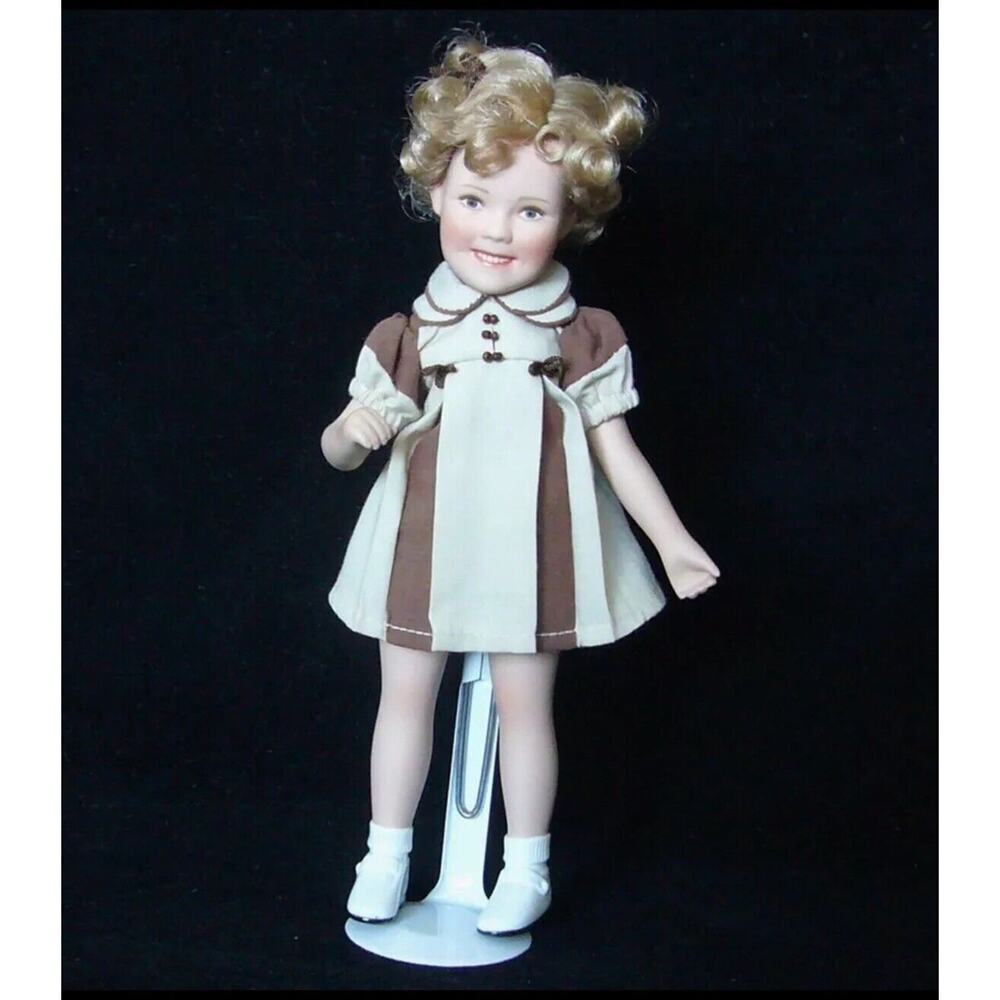 New Shirley‎ Temple 8" Poor Little Rich Girl Movie Memories Danbury Mint Doll